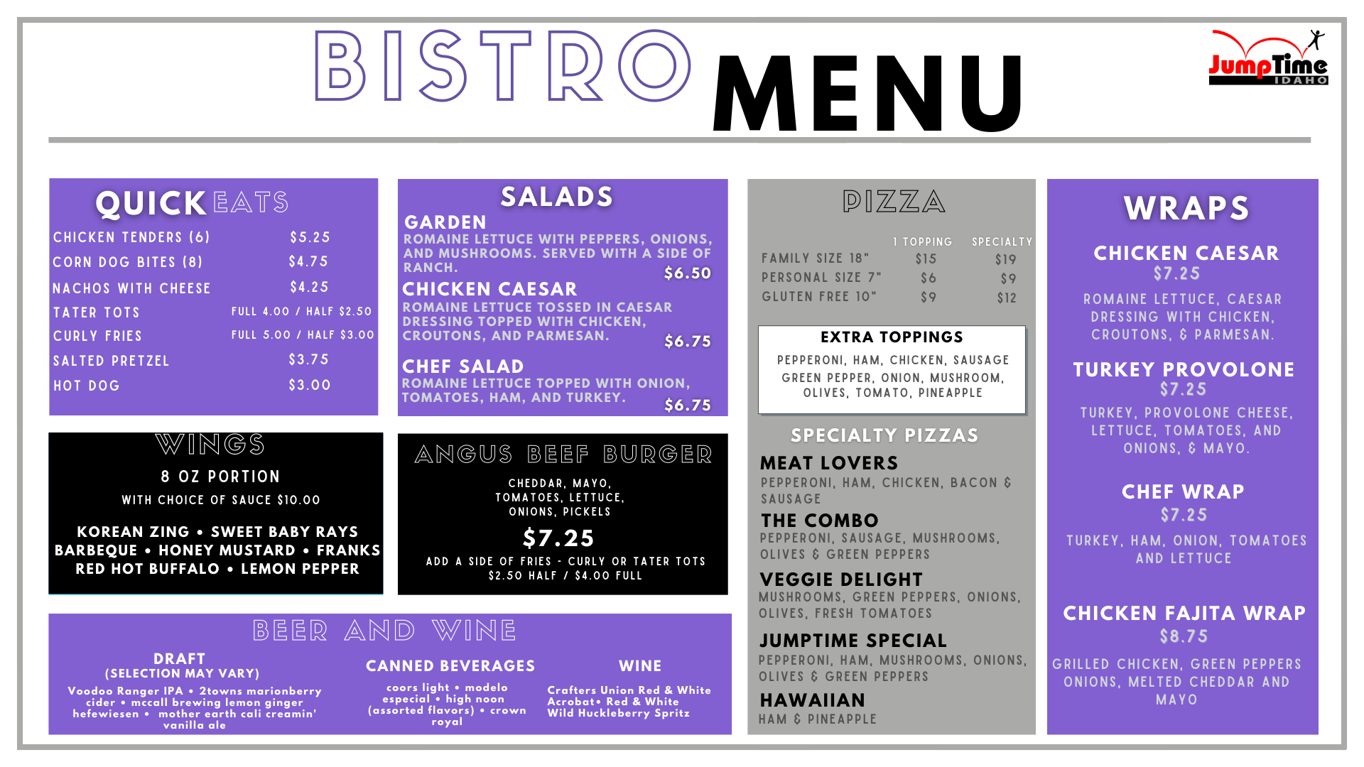 Newest Menu